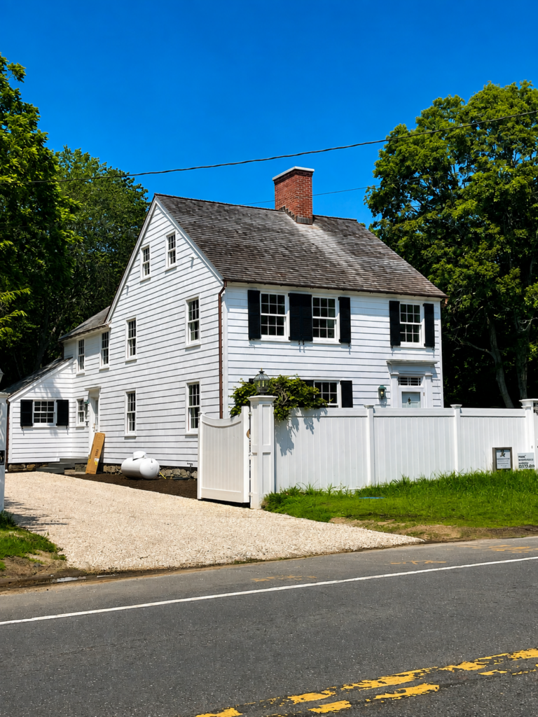 Well-maintained asphalt shingle roof on a Long Island colonial home by MJB Roofing & Siding